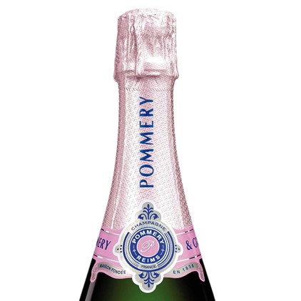 View Pommery Rose Brut Champagne 75cl with LSA Moya Blush Flutes number 1